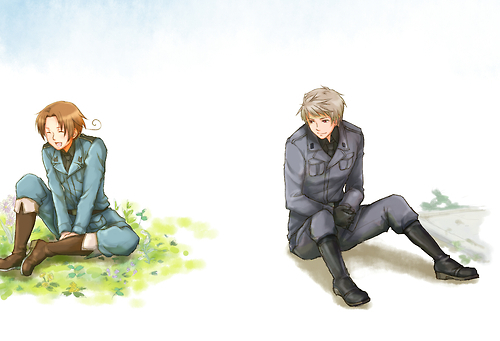  Prussia and Italy. I upendo them both so much.<333