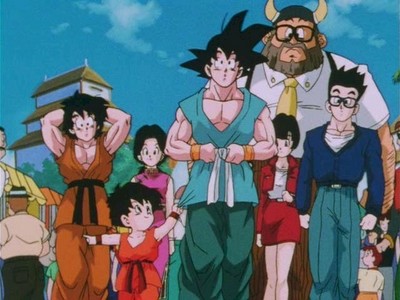  My favori Family. The Sons from DBZ It's not really cute but from the animé itself^^