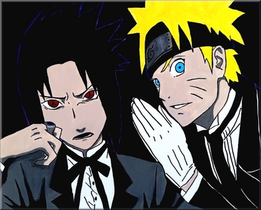 DEFINATELY NARUTO AND KUROSHITSUJI. there is so much emotion, that i just cant explain. those are my faves, nothing will surpass!!!!
******* here is a funny picture, that represents both anime series!