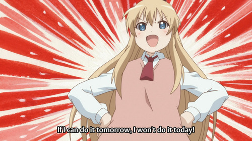  The wisest words ever uttered in the history of time... Toshinou Kyouko YuruYuri ~