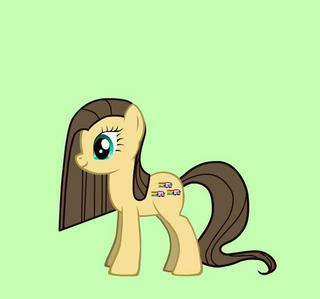  Name: 초콜릿 Swirl Extra: She have a pet nyan cat (like the cutie mark) and she needs to look very happy because she helps everypony see the colorful 무지개, 레인 보우 of life 의해 letting them smile!
