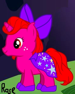 Name:Rose
Extra:She usually sleeps during the day.She hasn't gotten her cutie mark yet.