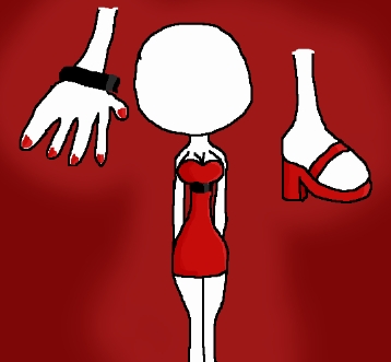  Okay, so I finally got my lazy culo up and made this dress! So the far left is the nails and the braclet, the center is the dress, and the far right is the shoes. I kinda rushed so this ain't my best work. This was put in on August 5th, 2012 at the time of 5:39pm Eastern Time.
