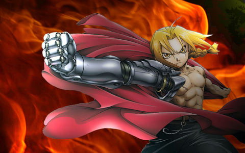 I know a perfect anime!
Its called Fullmetal Alchemist. Its perfect for people your age. It swears, but its not too mature. Its not goth, and I think youd like it!
The pic is of the main character, Edward Elric.