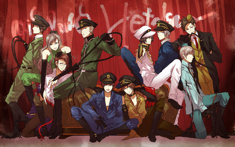  i would probably try to become 老友记 with ALL of them ^o^ Then hang out with Romano and Italy a lot :3