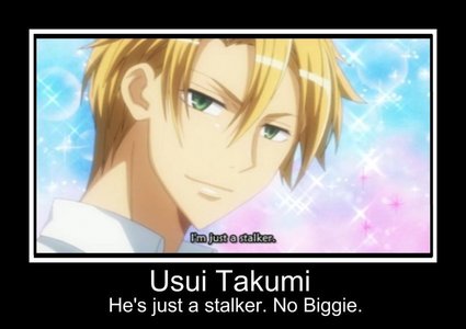  Usui Takumi o as Misaki calls him "the perverted alien"