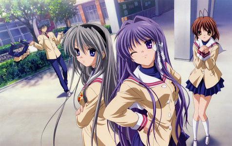  tomoyo sakagami from clannad kyou from clannad (haha, she knows that in a special way xD) kuroko from to aru kagaku no railgun ...^^