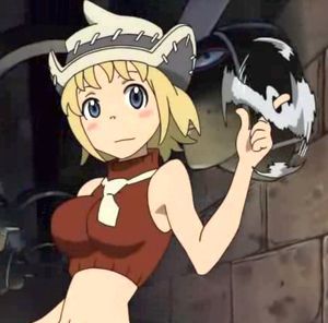  Patty from Soul Eater has short hair. [i]Count on me to post Soul Eater... XD[/i]