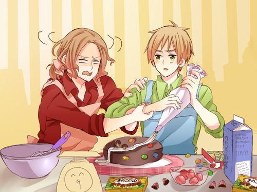  No duh, one of the few pairings in Hetalia that could actually happen.