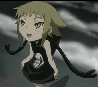 Medusa from Soul Eater...last thing I need is a giant black guy(not racist) popping out of my back and bullying me