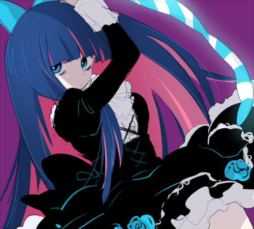 stocking, pantyhose ~ Well sorta... This is her Kneesock that turns into a sword ~ xD