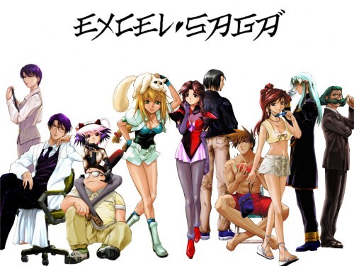  Excel Saga Every single character is unique and likable in some sort of way. The humor is... well, humorous. Not only is there quite a bit of fourth-wall-breaking humor, but the show also parodies many different genres and aspects of 아니메 in general, and even expands itself to a couple movie genres as well. The 애니메이션 is ridiculously hysterical, often depicting characters with exaggerated expressions and performing equally exaggerated feats not humanly possible. F*** off, Hetalia. Excel Saga is an example of what a GOOD comedy 아니메 is.