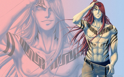  He's beautiful and handsome! Renji Abarai - Bleach (one of my Favorit wallpapers)