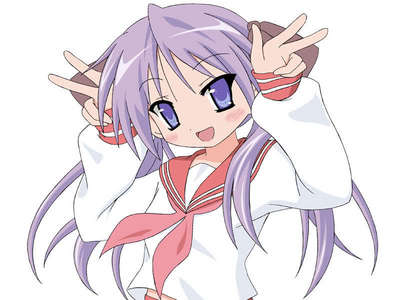  Kagami from Lucky star, sterne X3