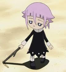  Crona from Soul Eater has गुलाबी hair and black eyes, although I'm not sure if Crona is male या female...