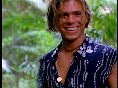 Matthew has a opened shirt here in Jumping Ship. Too hot!!<3