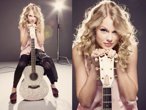 Taylor with her guitar!!:}♪