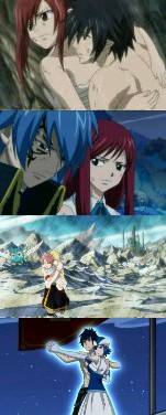 Here are my favorites:
1.5 Gray and Erza
1.5 Jellal and Erza
2 Natsu and Lucy
3 Gray and Juvia