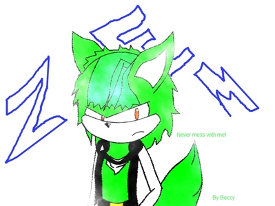 Name: Zem the wolf
Personality: Slightly flirty, he is always calm and never has a attitude.
Spices: Mind control.