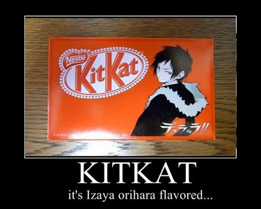  Kit Kat. Bl Izaya Orihara flavored.