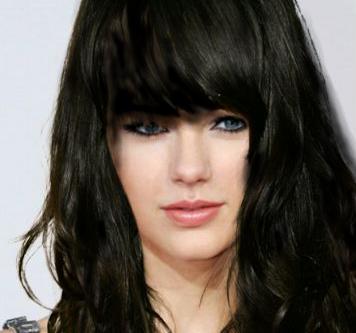  This think Taylor might look like this with black hair.
