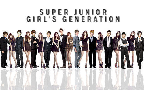  my fave boy band n girl band is Super Junior n Girls' Generation..^^
