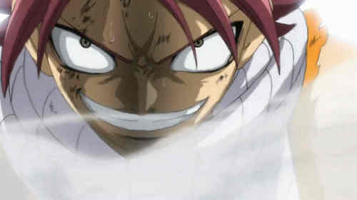  Natsu Dragneel from Fairy Tail. "come at me bro" is practically his motto.