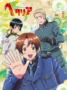  HETALIA!! <3 I just recently bought the whole series and the movie on DVD!