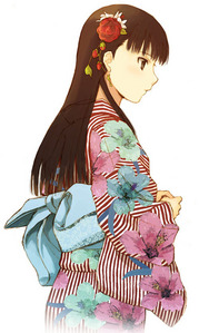  Attention everyone! Yukiko is in a kimono. :P