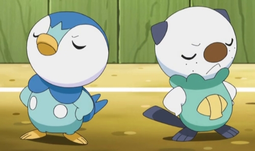 I can't choose between Oshawott and Piplup x3