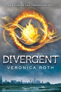  Divergent দ্বারা Veronica Roth. It's a book... I can't be bothered to write out a synopsis অথবা anything but it's dystopian fiction with action and romance.