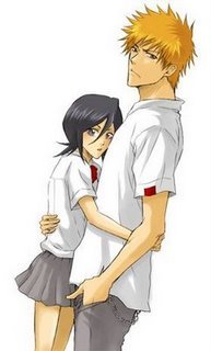  Rukia and Ichigo hug