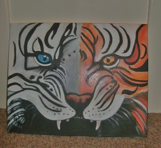  No, not really. I just had some earlier. aléatoire tiger painting I just bought.