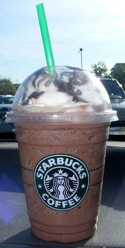  No. I want Starbucks! Double Chocolaty Chip Frappuccino!