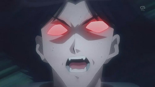 Rezo from Slayers when he's possessed by Ruby Eye Shabranigdo.