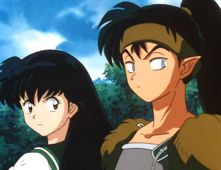 Koga is unamused by inuyasha's actions!!!! :D