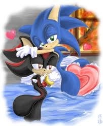  Sonic X Shadow = Sonadow l’amour ^_^