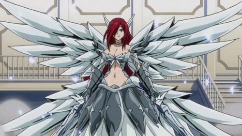  Well, since I already 发布 someone whose name starts with T (Tenchi), I'll try posting someone with two T's in their name. Titania (Erza) from Fairy Tail. I 爱情 finding out what new battle outfit and weapon she'll be using 下一个 will be. And she's admirably skilled in diverse fighting methods.