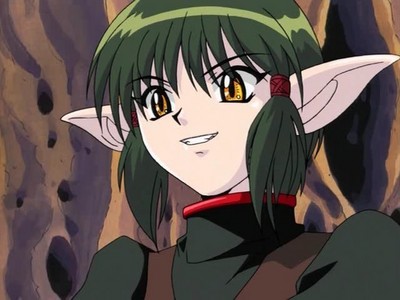 Aha! Kisshu from Tokyo Mew Mew. He has elf-like ears.