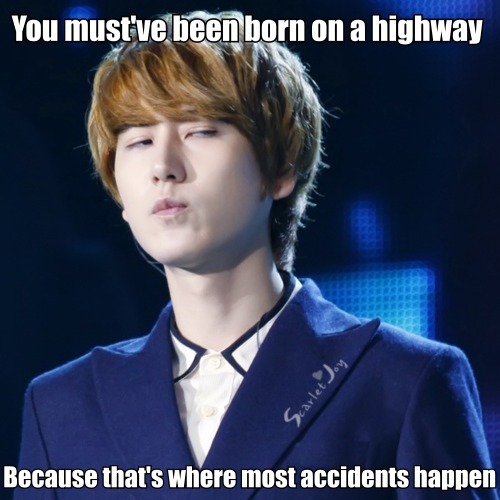  I have a lot of favourites, but so far, this one made me laugh the most, The Kyuhyun one http://i48.tinypic.com/2u9j0ae.jpg Dear Diary... http://24.media.tumblr.com/tumblr_m726ujw2OD1ra6vzno1_400.gif Just Hangeng's face made me laugh in this one haha