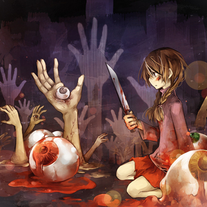 I have alot honestly. One would be Yume Nikki and overall creepy stuff. (If anyone finds this to be to much. Let me know and I will sub in another picture for my obsession.)

EDIT: I have so many obsessions I lost count. I wouldn't surprised if it was in the millions or to a billion. I have alot of obsessions. ^^