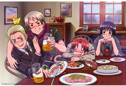  I want to find Edward in this world. Then I'm going to go through that gate Al made and travel into the world of Hetalia. First I'll visit England everyday for tea. While having tomatoe fights in Spain. And having dîner in France (no i will not eat France. just French cuisine) but some dinners i'm gonna go to italy and have him teach me how to make proper-unburnt-england-looking-pasta. I'll go live with Prussia and Germany and on the weekend we're all going to get drunk with Italy and Japon and find ourselves in Japan. In Japon I'm gonna give Japon a hug and go buy a very scary horror film to scare America. (nah, i l’amour him... still it'll be funny) . Eat America's icecream. And then return to Europe in Tony's aircraft. And sleep in on Monday which will piss off Ludwig. Only to start the everything all over again. So all in all i guess i need to go to Munich, Germany so I can find Ed.