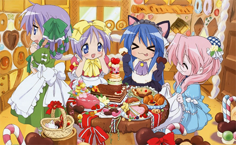 the girls from Lucky Star