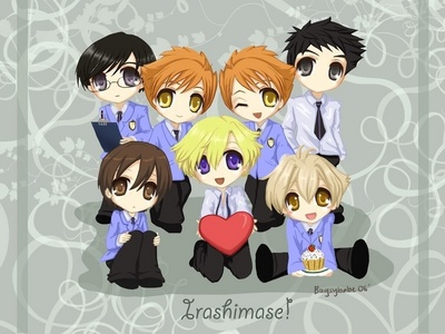 My favorite harem ever! Ouran high school host club!!!! And Haruhi should be with Tamaki!