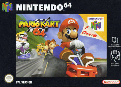  My first video game ever was Mario Kart 64, I was 6 years old when I went to my friend Óscar's house and played that game on his Nintendo 64, It was my very first game and I remember that I chose Donkey Kong and I think Óscar chose Wario, anyways, now I still enjoy Mario Kart 64 on my Project64 emulator and I always ALWAYS choose Donkey Kong, I love, REALLY LOVE that character.