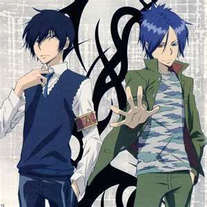  Hibari and Mukuro from KHR! They're the most best rivals ever!!!!!