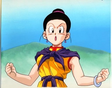  Chi Chi from Dragonball Z. How did that joke go? गोकु was the strongest man in the world, but he does whatever his wife tells him, so she must really be the most powerful?