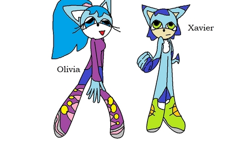  Olivia & Ray? Olivia Profile: Female Cat (She হারিয়ে গেছে her tail defending her brother when he was defenceless) Likes skateboarding, sports, চকোলেট and Halloween. Dislikes spoil sports, losing and being banned from lollies Xavier & Sherbet? Xavier profile: Male Dog Likes hi-tech things, flipping around, peeving off his sister Dislikes being busted, failing to impress friends, his mum (For his private reasons - AKA, embarrassing himself in public) Hopefully আপনি can find them love!