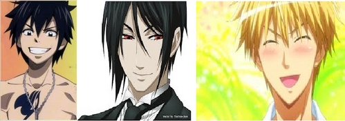 Gray's smile i guess along with Sebastian and Usui.