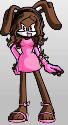  Sorry only pic I have :P Name: brandy Easter Age: 13 Species: bunny :D Personality: Fun, active, loves dressing up :3 Occupation: Works at a shoe store to help her little sister with cancer 1 sentence history: She helps her dad, the Easter bunny, deliver eggs :D every taon